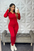 ENTERIZO COMPLETO ESSENTIALS FLEX CON CREMALLERA