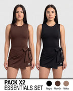 ENTERIZO VESTIDO ESSENTIALS SIN MANGAS | LUSIAN REF.1167