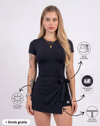 ENTERIZO VESTIDO ESSENTIALS CON MANGAS | LUSIAN REF.1169