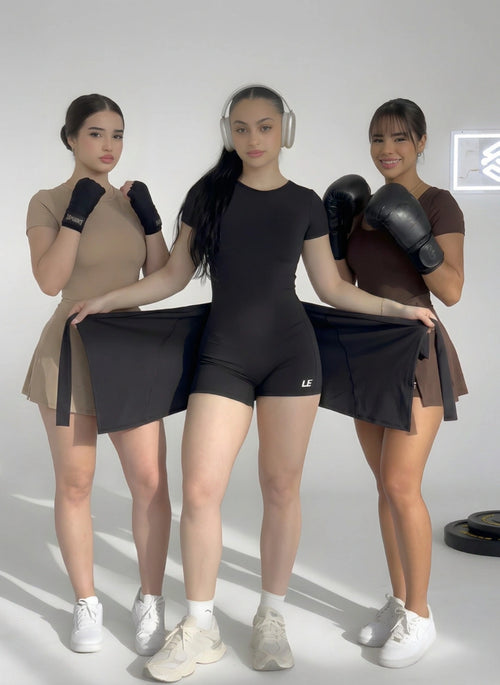 ENTERIZO VESTIDO ESSENTIALS CON MANGAS | LUSIAN REF.1169