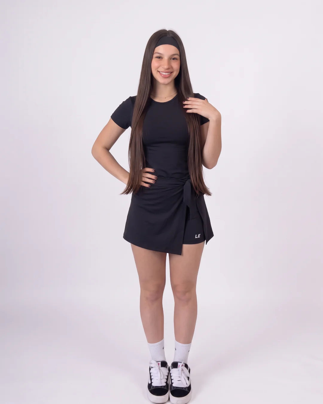 ENTERIZO VESTIDO ESSENTIALS CON MANGAS | LUSIAN REF.1169